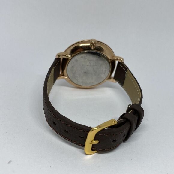 Fossil Jacqueline ES4101 Women Brown Leather Analog Pink Dial Quartz Watch WO231 - Picture 10 of 12